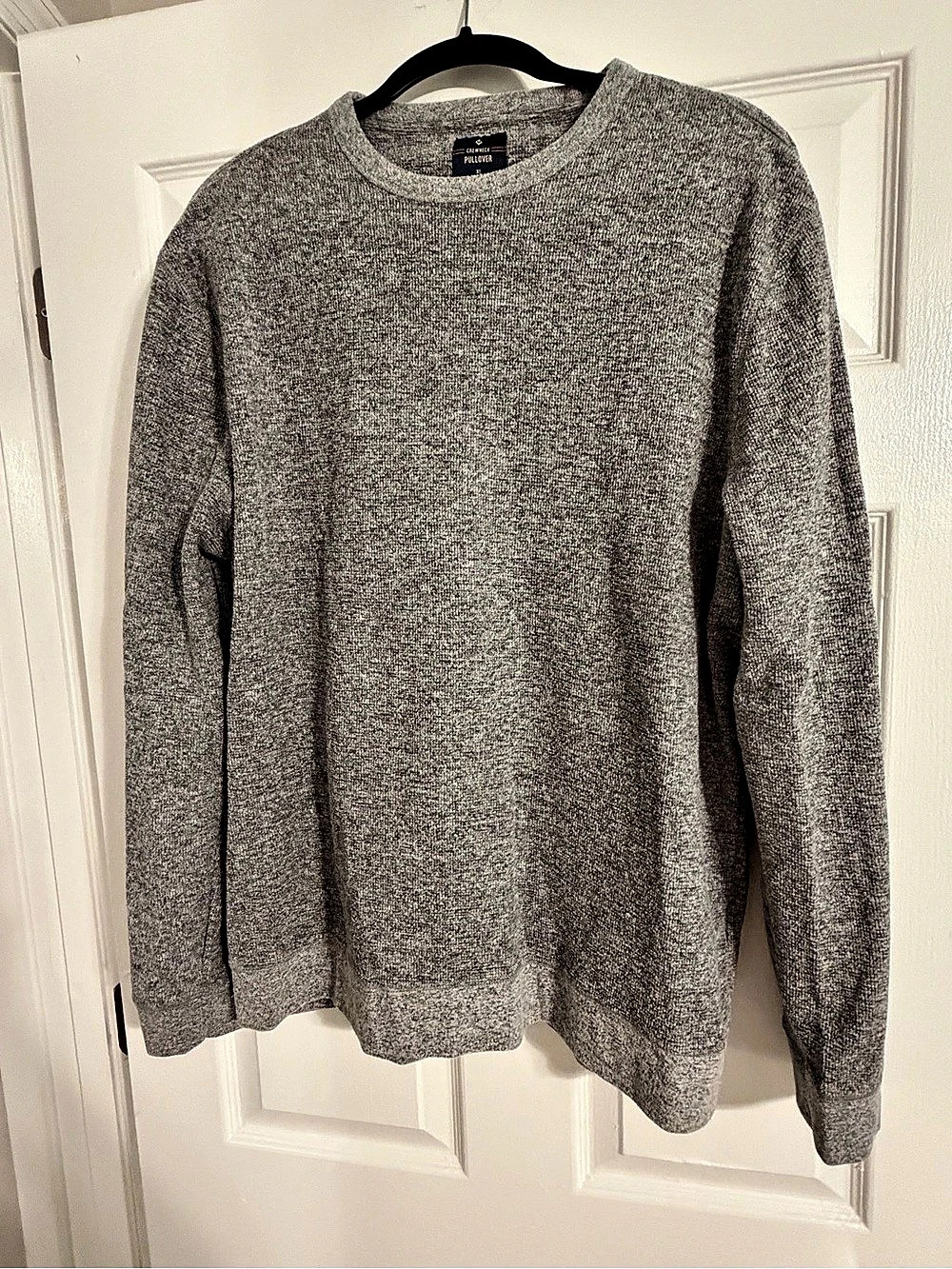 Members Mark Crewneck Pullover Gray XL Like New